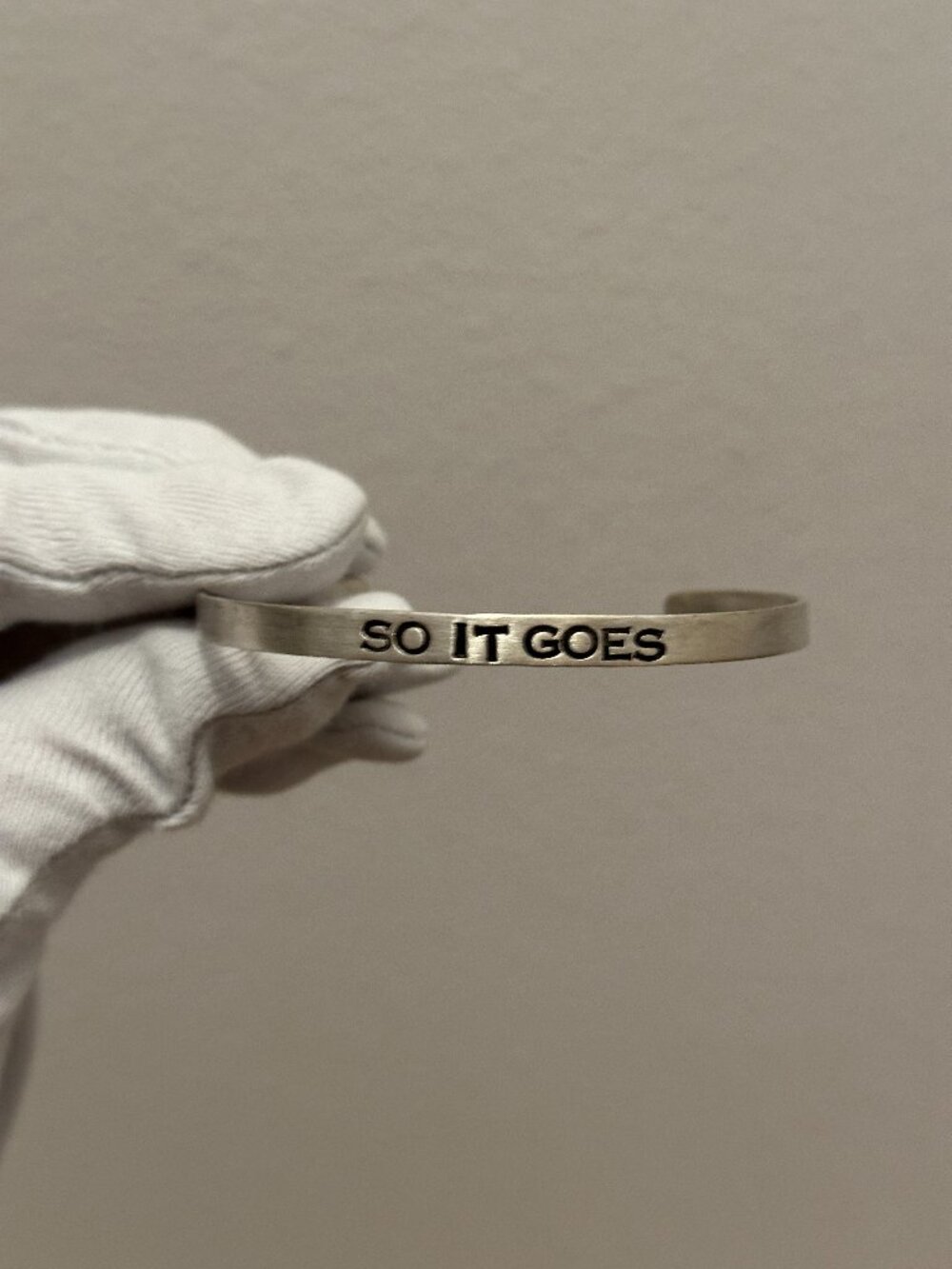 Taylor Swift Inspired So It Goes Adjustable Sterling Silver Bracelet